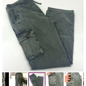James Perse Gray/Blue Brushed Heavy Cotton cargo pants.  Hard to find.